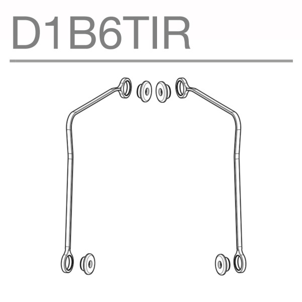 Shad Replacement Restraining Straps - SH58X/SH59X